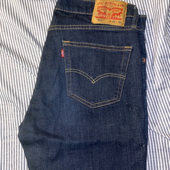 Dark blue Levi’s W33 L30 - Picture 2 of 3